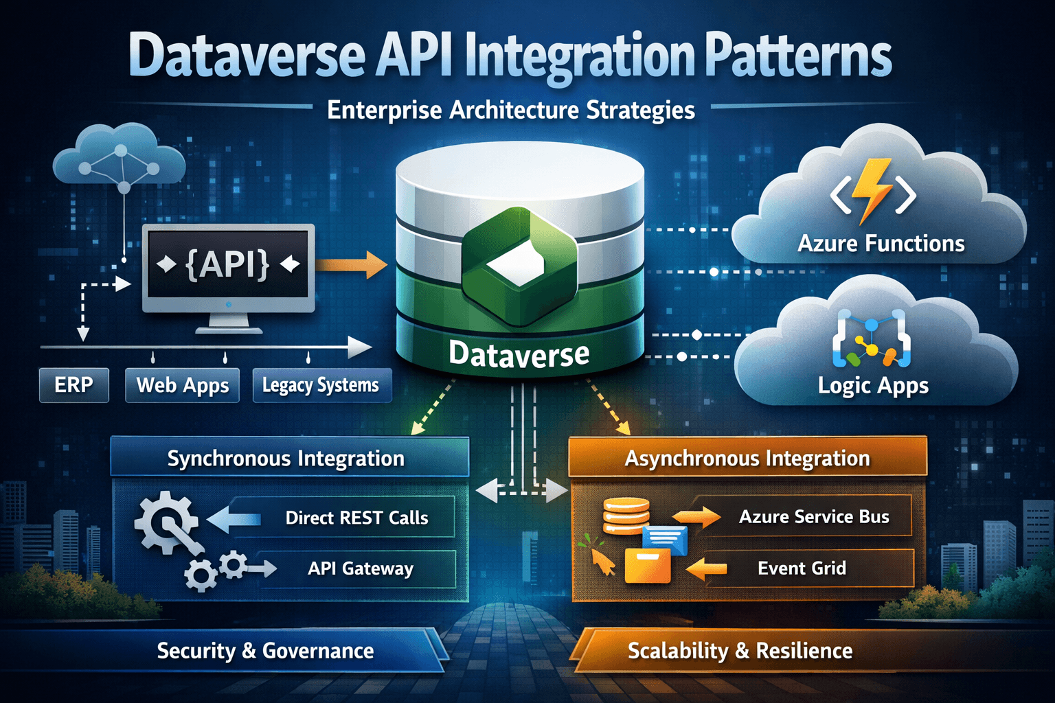 Dataverse API integration architecture